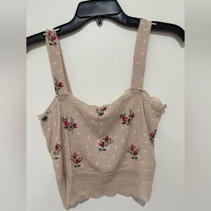 Forever 21 floral tank size medium